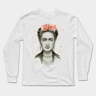 Frida Kahlo Portrait Long Sleeve T-Shirt